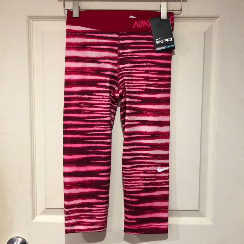 NWT Nike Pink Spandex Capris